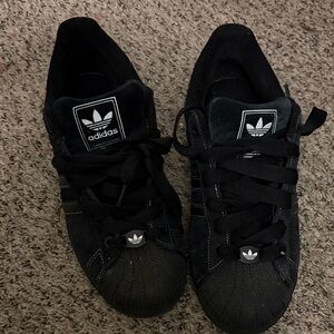 Adidas Men's Black Athletic Sneakers